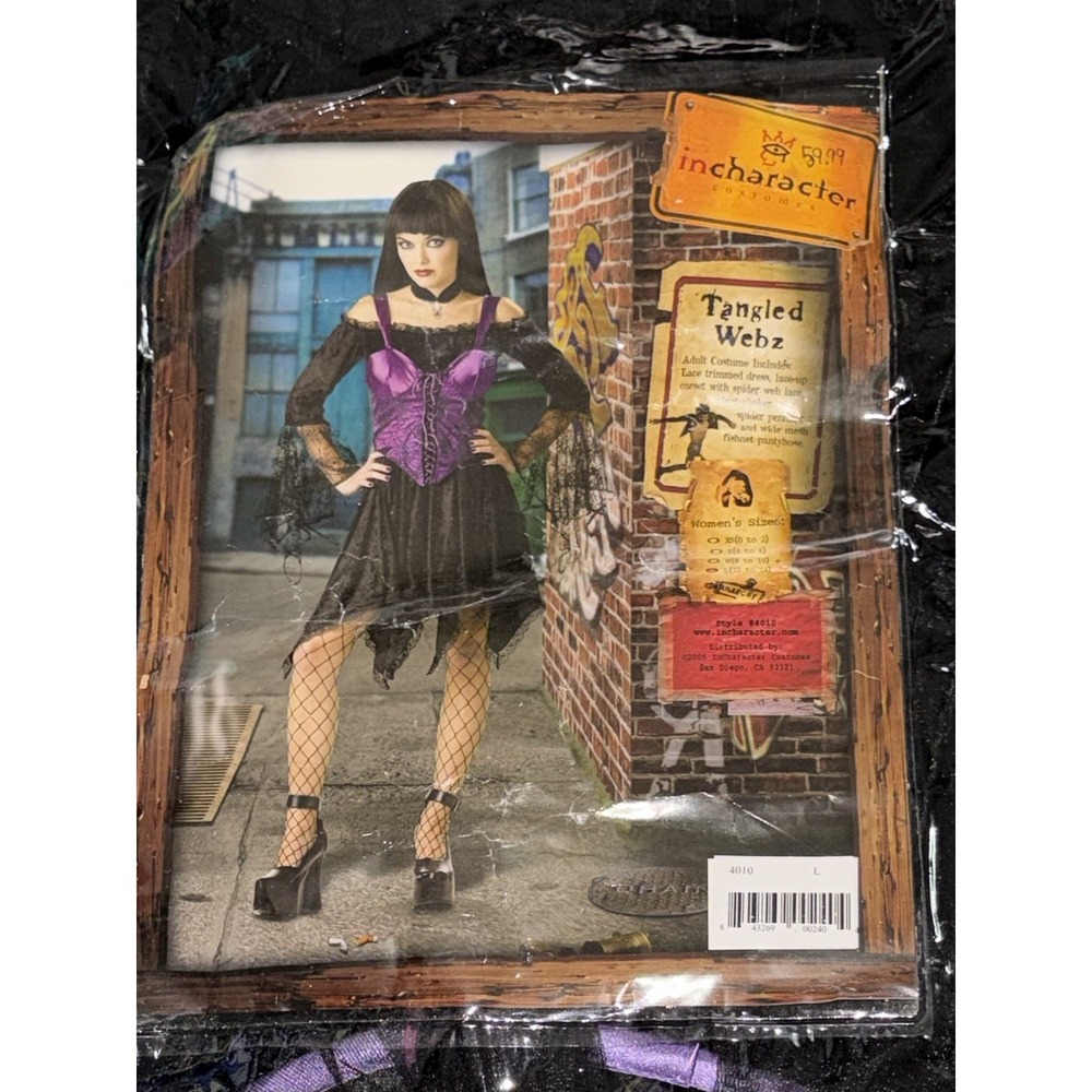 InCharacter Womens Halloween Costumes (Style #4010) "Tangled Webz"